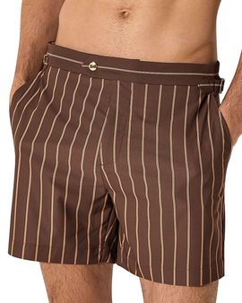 Reiss Reiss Presley Side Adjuster 12.5 Pinstripe Swim Shorts