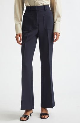 Reiss Reiss Priya High Waist Flare Leg Pants
