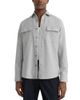 Reiss Reiss Regular Fit Grey Pocket Shirt - 1