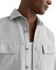 Reiss Reiss Regular Fit Grey Pocket Shirt - 4
