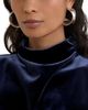 Reiss Reiss Remi Stretch Velvet Funnel Neck Top - 4