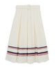 Reiss Reiss Rian Stripe Hem Midi Skirt - 6