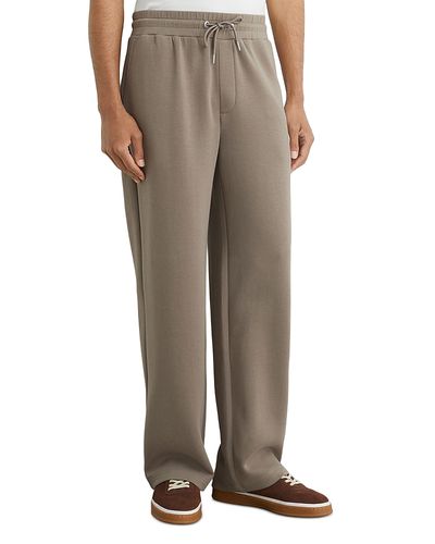Reiss Reiss Rivo Relaxed Interlock Drawstring Jogger Pants