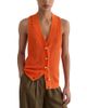 Reiss Reiss Robin Linen V Neck Sweater Vest - 1