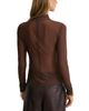 Reiss Reiss Robyn Asymmetric Ruched Top - 3