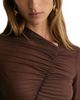 Reiss Reiss Robyn Asymmetric Ruched Top - 4