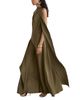 Reiss Reiss Sabine Satin Cape Maxi Dress - 3
