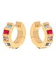 Reiss Reiss Sadie Crystal Huggie Hoop Earrings - 3