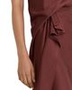 Reiss Reiss Satin Gathered Waist Midi Dress - 6
