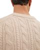 Reiss Reiss Saunders Long Sleeved Crewneck Cable Cashmere Blend Sweater - 4