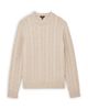 Reiss Reiss Saunders Long Sleeved Crewneck Cable Cashmere Blend Sweater - 6
