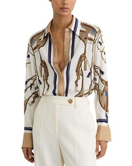 Reiss Reiss Scarf Printed Shirt