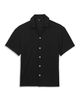 Reiss Reiss Short Sleeve Stripe Jacquard Cuban Collar Shirt - 5