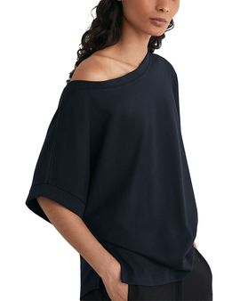 Reiss Reiss Sia Cotton Off-the-Shoulder Top