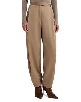 Reiss Reiss Sierra Satin Barrel Trousers