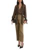 Reiss Reiss Silk Blend Tie Neck Blouse - 2