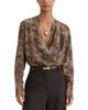 Reiss Reiss Silk Draped Top - 1