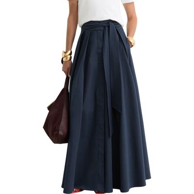 Reiss Reiss Simone Cotton Blend Maxi Skirt