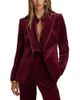 Reiss Reiss Single Breasted Velvet Blazer - 1