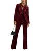 Reiss Reiss Single Breasted Velvet Blazer - 2