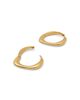 Reiss Reiss Sofia Sculptural Hoop Earrings - 3
