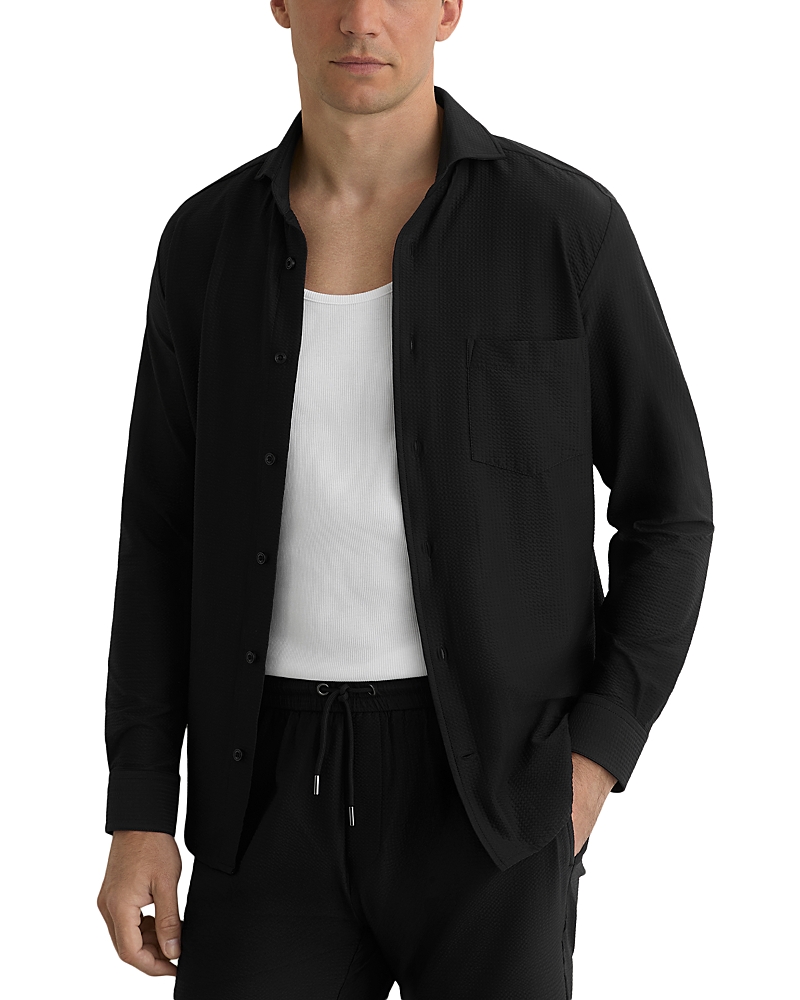 Reiss Reiss Solarko Black Shirt