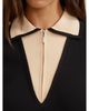 Reiss Reiss Sophie Contrast Collar Knitted Mini Dress - 3