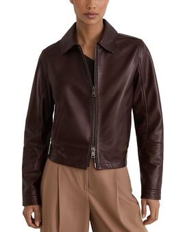 Reiss Reiss Sorina Leather Jacket