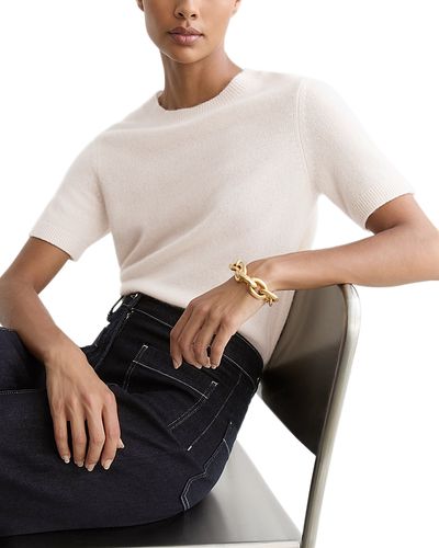 Reiss Reiss Stevie Cashmere Short Sleeve Top
