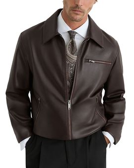 Reiss Reiss Strader Leather Jacket