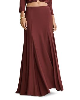 Reiss Reiss Stretch Jersey Maxi Skirt