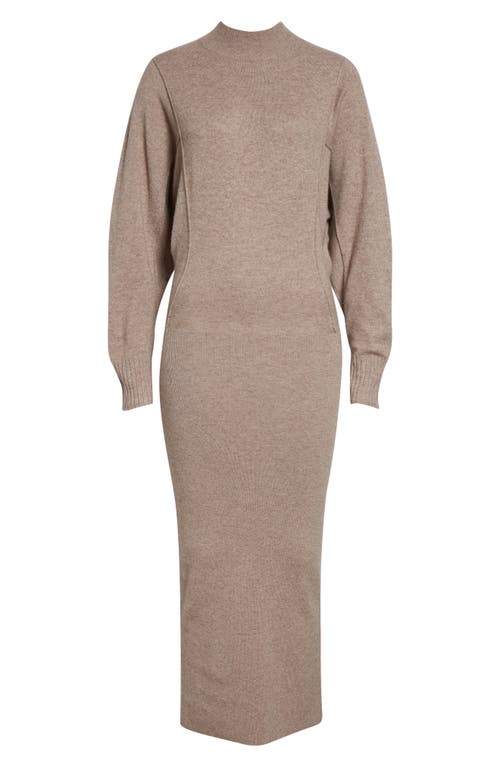 knit dress green Rouje - DESIREE Dress - Cotton - Fitted almond textured Cotton blend Dress - Vert main image 1