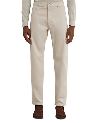 Reiss Reiss Sunset Cotton Blend Slim Fit 31.5 Jeans in Washed Stone