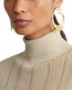 Reiss Reiss Sutton Mesh Openwork Roll Neck Top - 5