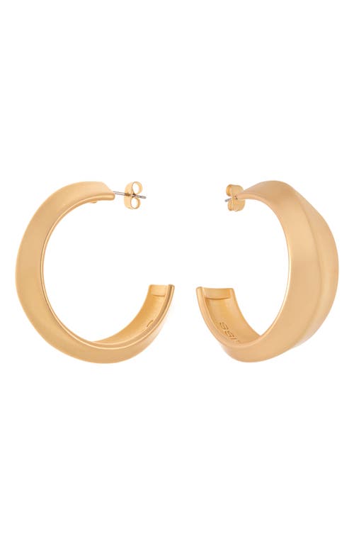 Reiss Reiss Tara Twist Hoop Earrings