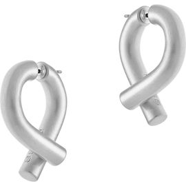 Reiss Reiss Taylor Tubular Metal Twist Front/Back Earrings