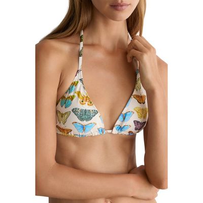 Reiss Reiss Thia Butterfly Triangle Bikini Top