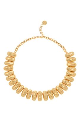 Reiss Reiss Tia Tumbled Metal Collar Necklace