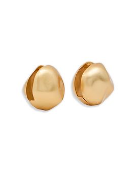 Reiss Reiss Tiara Sculptural Sphere Front to Back Earrings