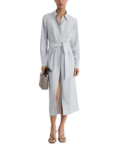 Reiss Reiss Tie Detail Shirt Dress