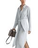 Reiss Reiss Tie Detail Shirt Dress - 3