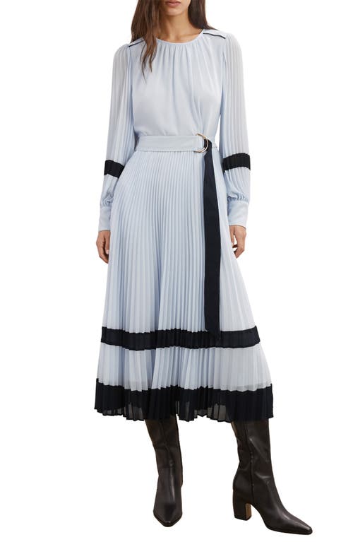 Reiss Reiss Tori Long Sleeve Pleated Dress