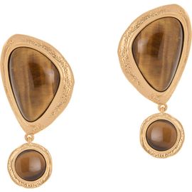 Reiss Reiss Tori Tumbled Stone Drop Earrings