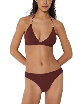 Reiss Reiss Trim Detail Triangle Bikini Top
