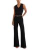 Reiss Reiss V Neck Ruched Ribbed Tank Top - 2