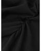 Reiss Reiss V Neck Ruched Ribbed Tank Top - 6