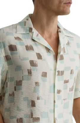 Reiss Reiss Vespucci Linen Camp Shirt