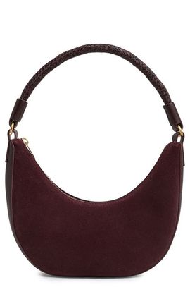 Reiss Reiss Wallace Suede & Leather Shoulder Bag