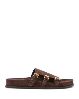 Reiss Reiss Women's Buckled Slide Sandals