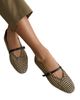 Reiss Reiss Women's Davina Raffia Effect Ballet Flats - 3